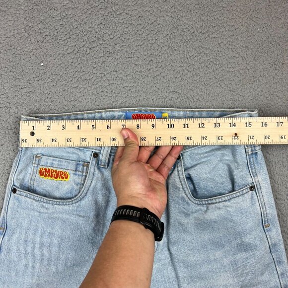 Empyre Jeans Womens Size 30x27 Blue Denim Relaxed Fit Y2K Skateboard Streetwear - Picture 6 of 10